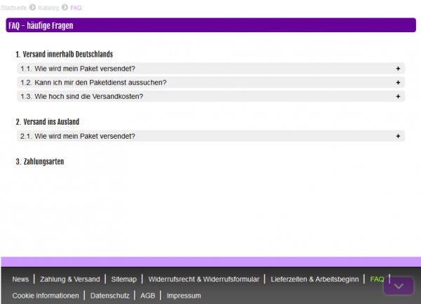 FAQ-Manager