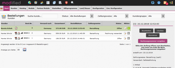 Rechnungsnummer erstellen PDF-Rechnung und Rechnungsnummer erstellen