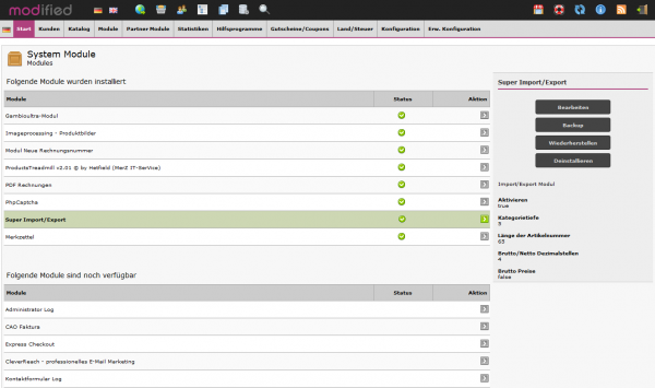 EasyPopulate - Super Import / Export