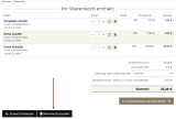 Warenkorb als Angebot drucken