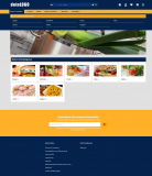 Modernes Template in Blau-Gelb