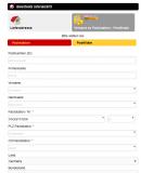 Abweichende Lieferanschrift bei Kundenanmeldung